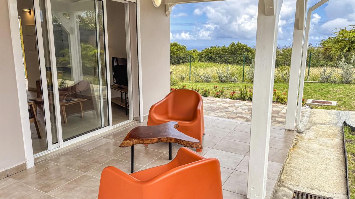 4.Location villa piscine Marie Galante Guadeloupe_Terrasse